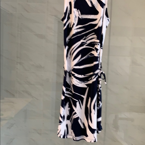 Banana Republic gorgeous navy/white dress - Picture 3 of 6